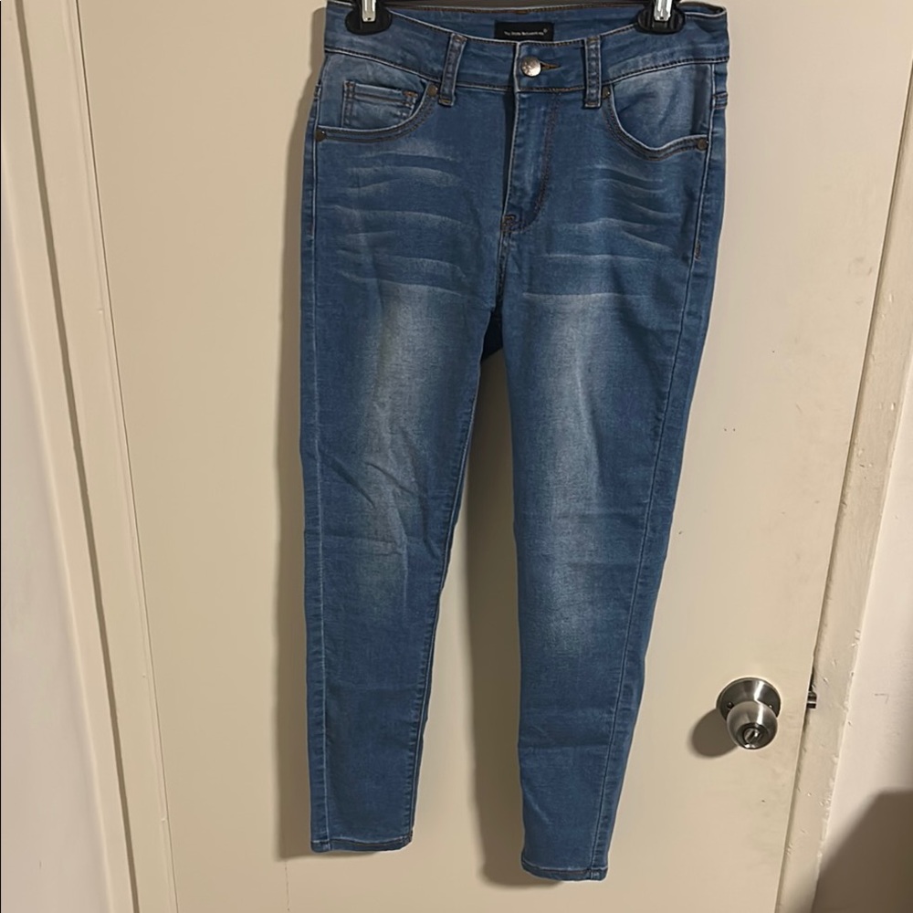 Blue Skinny Jeans Modern Tapered Fit